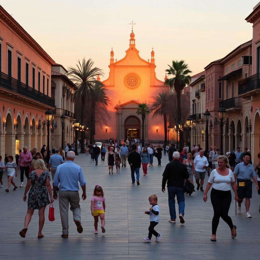 Paseo de la tarde