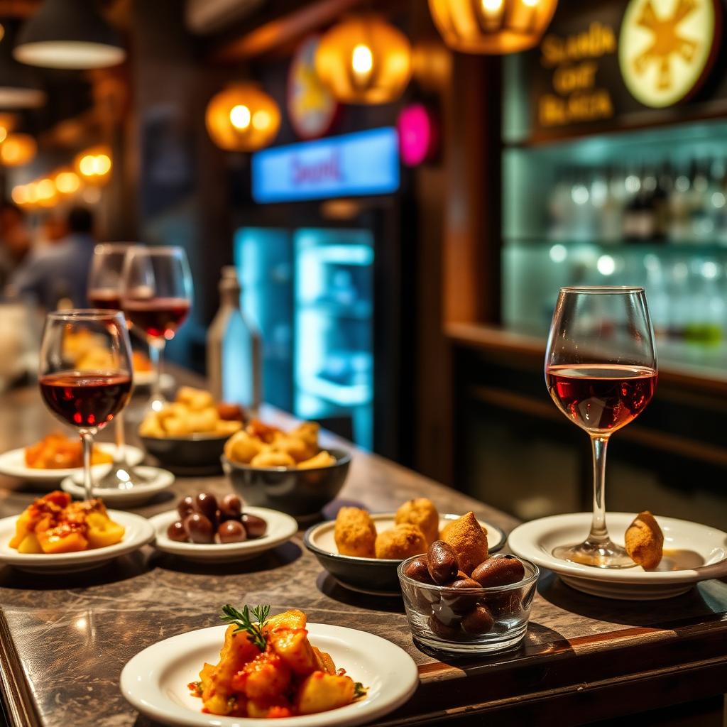 Tapas o cena ligera